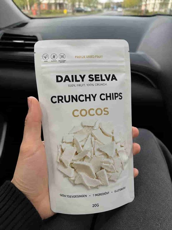 "Perfect voor onderweg. Klein zakje, grote smaak. Nooit meer een tankstation snack."